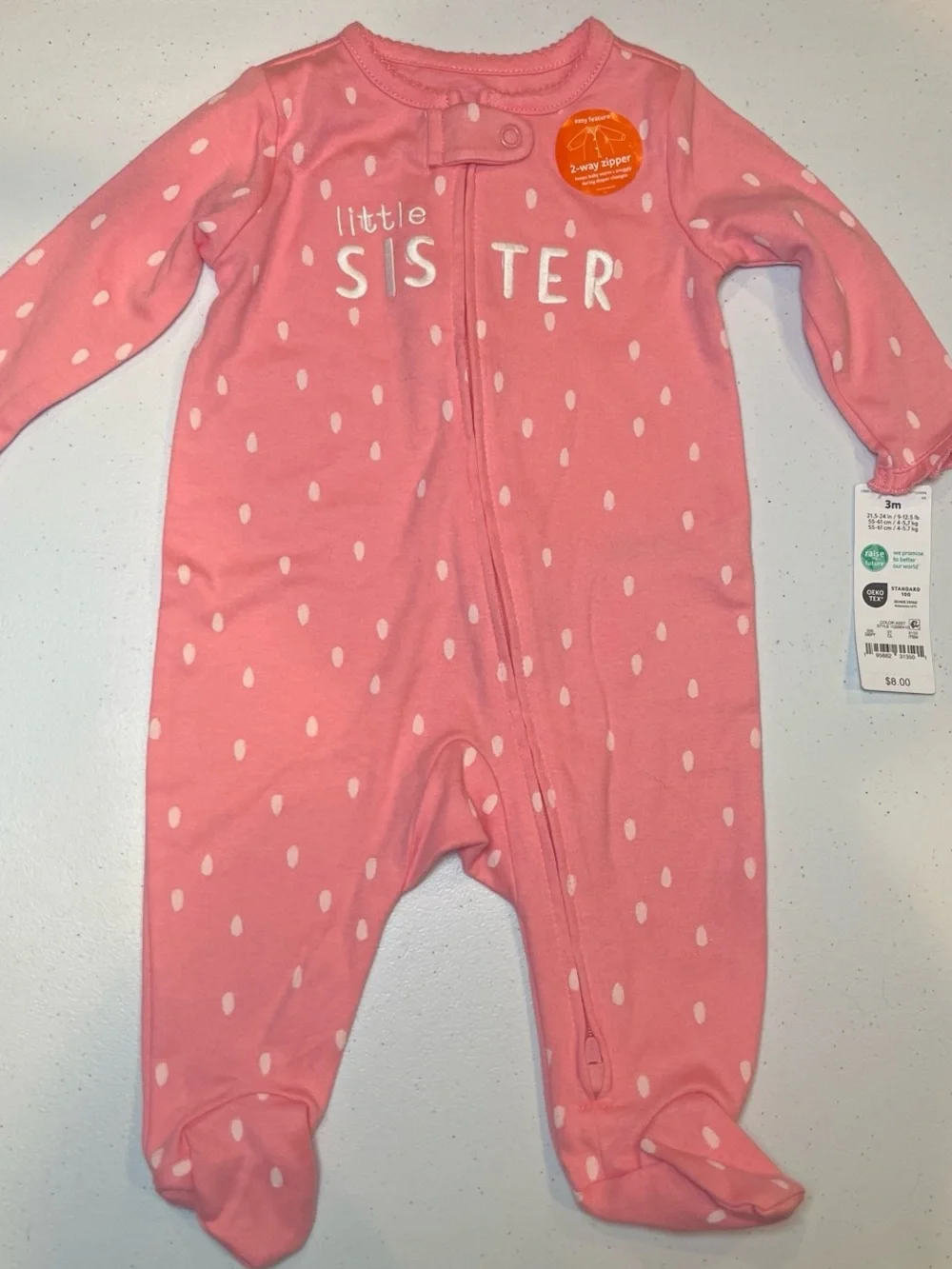 Carter's Pink Polka Dot